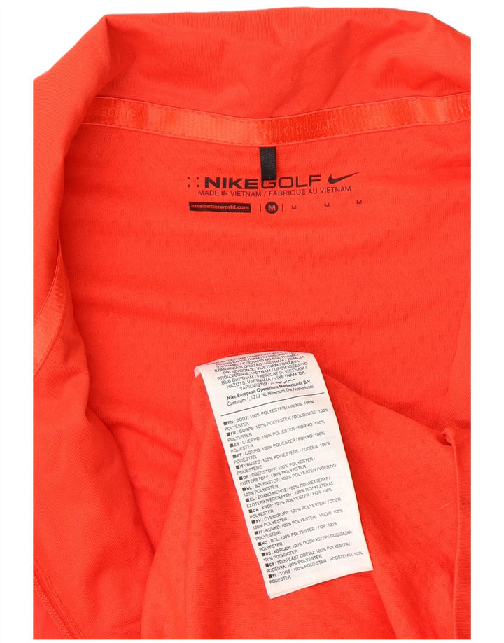 Nike ærmeløs træningsdragt topjakke til kvinder UK 14 Medium rød polyester