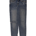 Zara Dame Distressed Slim Jeans EU 38 Small W28 L28 Blå Bomuld