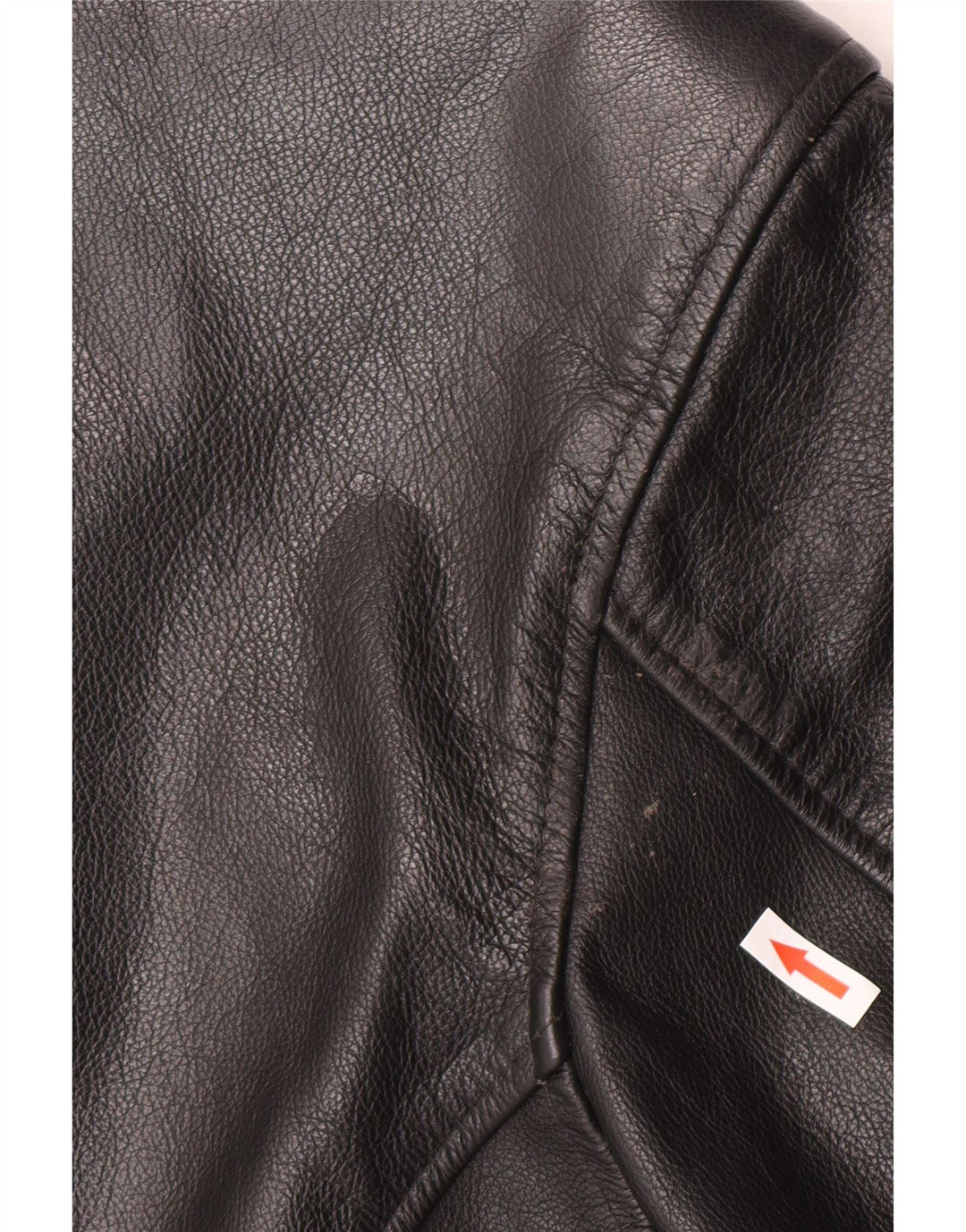 Oakland Herre Læderjakke UK 38 Medium Sort Læder