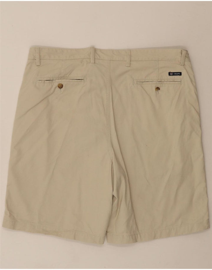 CHAPS Mens Chino Shorts W40 XL Beige Cotton Vintage Chaps and Second-Hand Chaps from Messina Hembry 