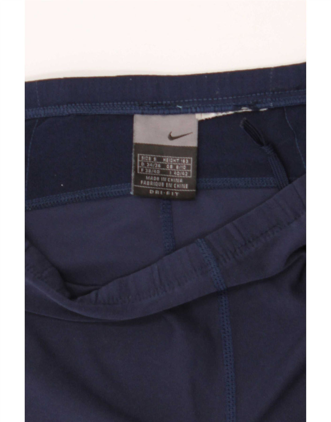 Nike Womens UK 8/10 Small Navy Blue Colourblock