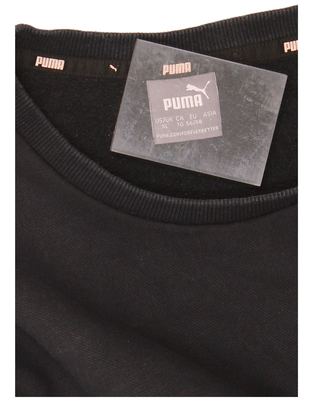 PUMA Mens Sweatshirt Jumper XL Black