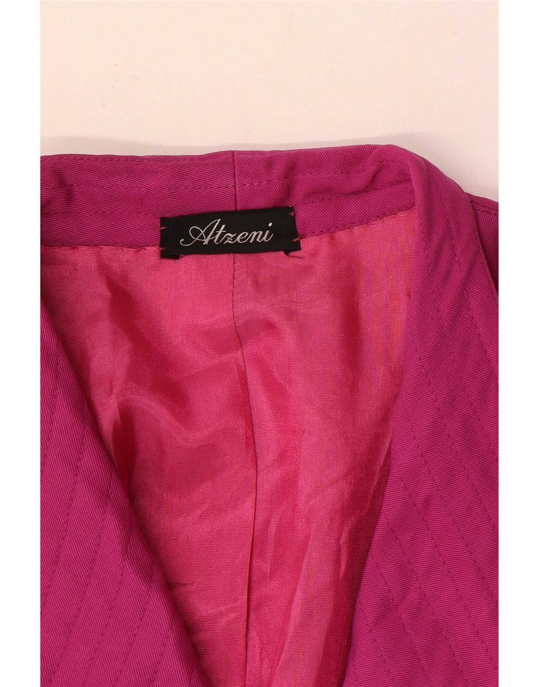 Vintage Dame Dobbeltradet Blazer Jacket UK 12 Medium Pink