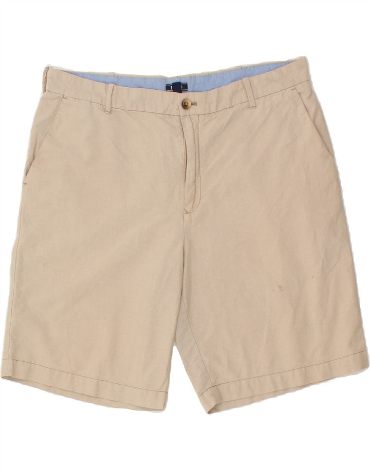 IZOD Mens Chino Shorts W38 XL Beige Cotton Vintage Izod and Second-Hand Izod from Messina Hembry 