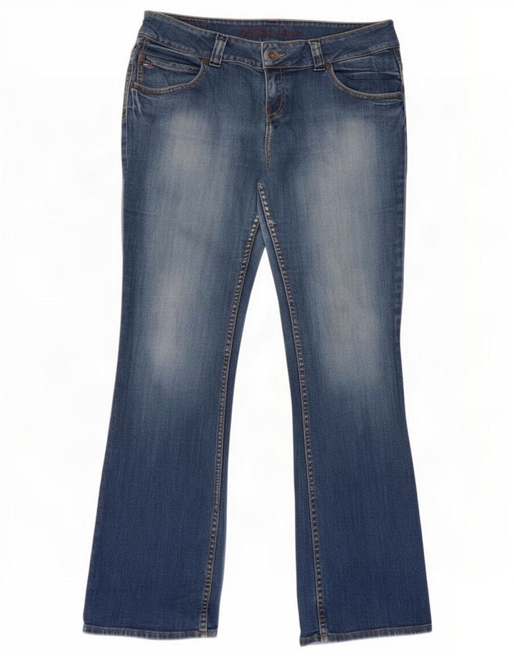 Tommy Hilfiger Dame Regular Bootcut Jeans W34 L34 Blå Bomuld