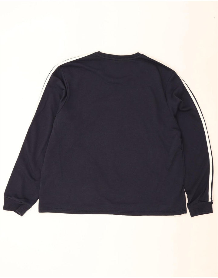 Adidas Sweatshirt Jumper til mænd 2XL marineblå bomuld