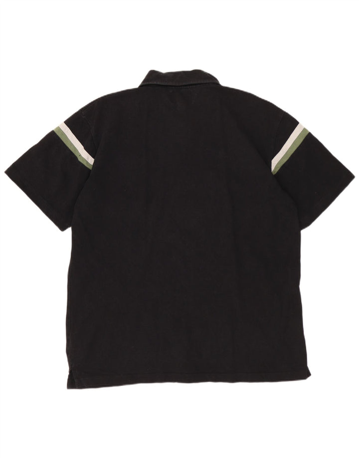 LEE Poloshirt til mænd, stor sort stribet
