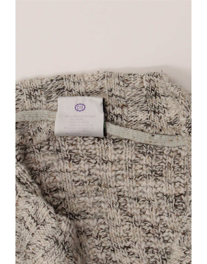 C&A Herre Ny hurtig V-hals sweater Medium Grey Flecked Acryl