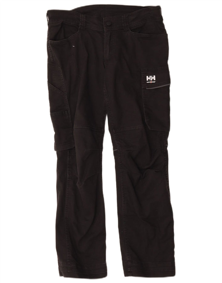 Helly Hansen Herre Straight Cargo Bukser W32 L28 Sort Bomuld