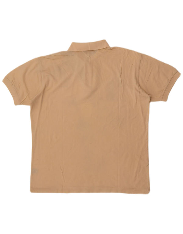 Ivy Oxford Mens Polo Shirt Large Beige Cotton
