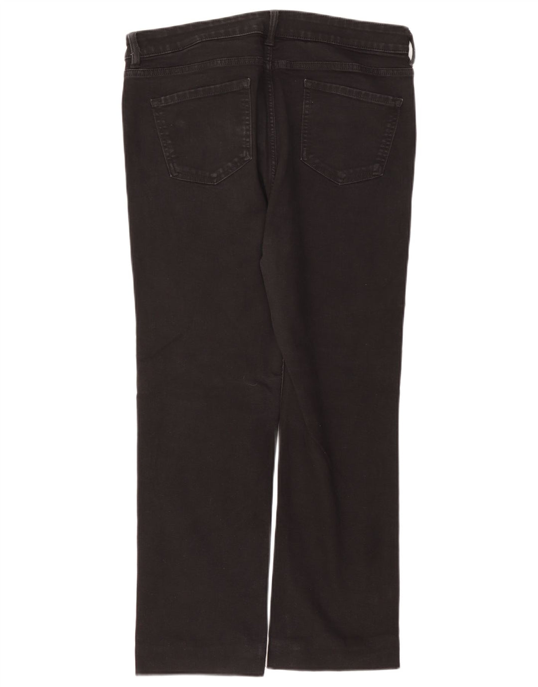 Marks & Spencer Dame Eva Regular Bootcut Jeans UK 18 XL W36 L27 Sort