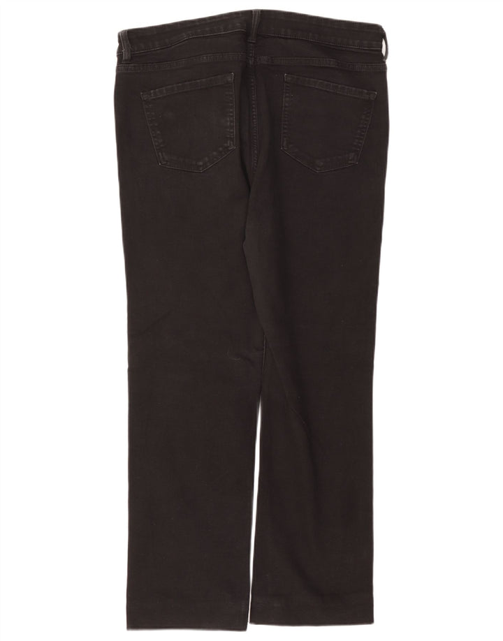 Marks & Spencer Dame Eva Regular Bootcut Jeans UK 18 XL W36 L27 Sort