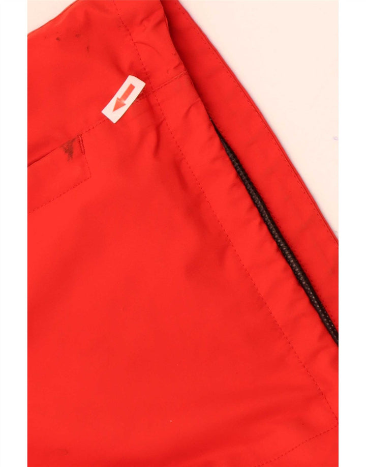 Helly Hansen Regnjakke med hætte til mænd UK 40 Stor Rød Polyester