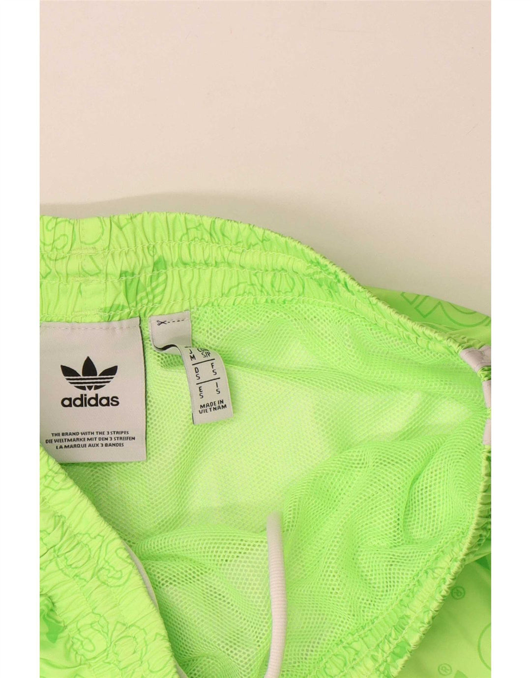 Adidas Herre grafiske sportsshorts Små grøn polyester