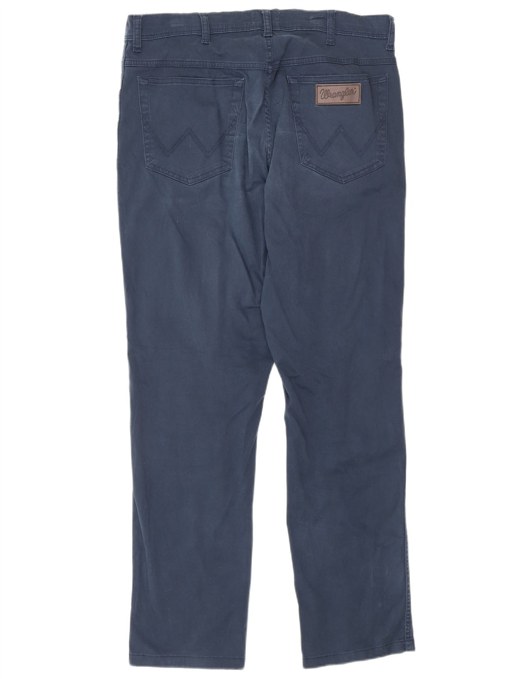 Wrangler Herre Texas Slim Jeans W36 L34 Marineblå Bomuld