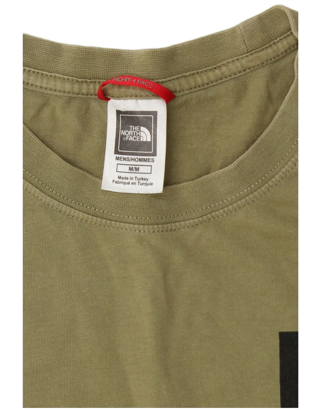 THE NORTH FACE Herre T-Shirt Top Medium Khaki Bomuld