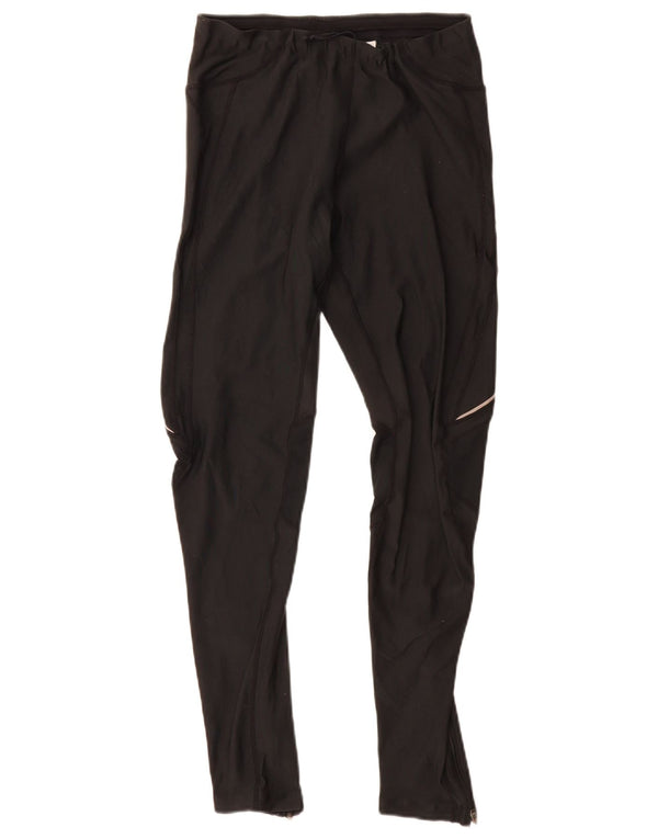 Nike Dame Leggings UK 14/16 Large Black Polyester