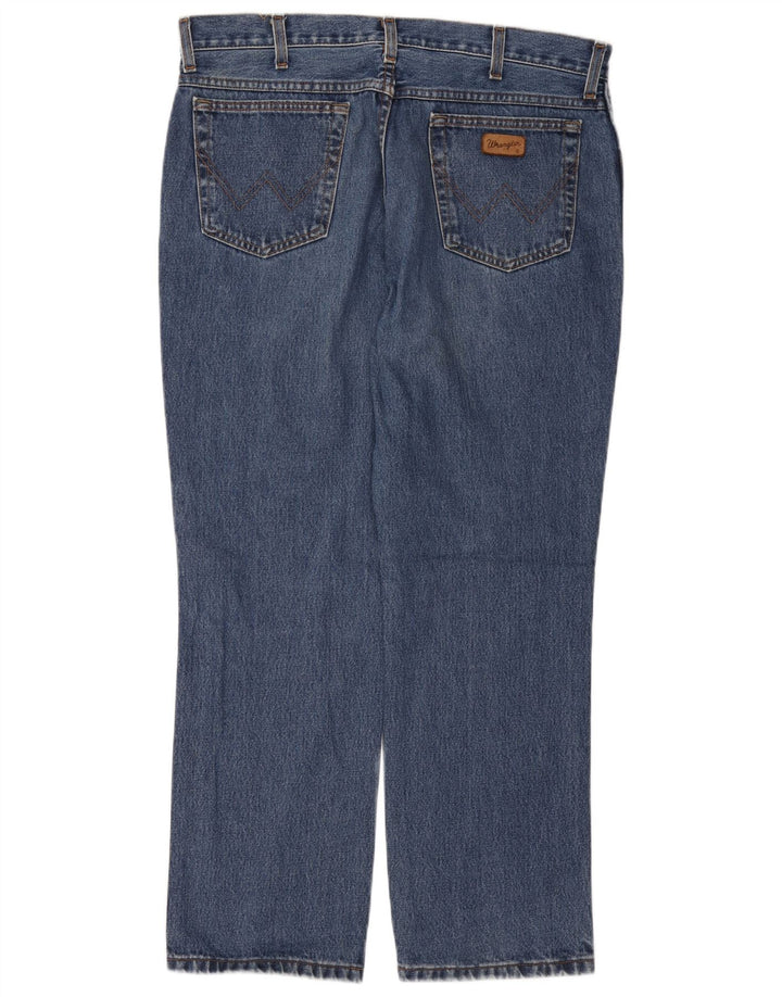 WRANGLER Straight jeans til mænd W36 L30 Blå