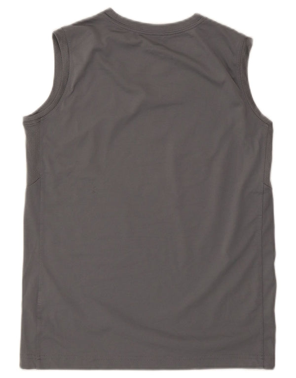 Nike drenge Dri Fit grafisk vest top 12-13 år stor grå polyester