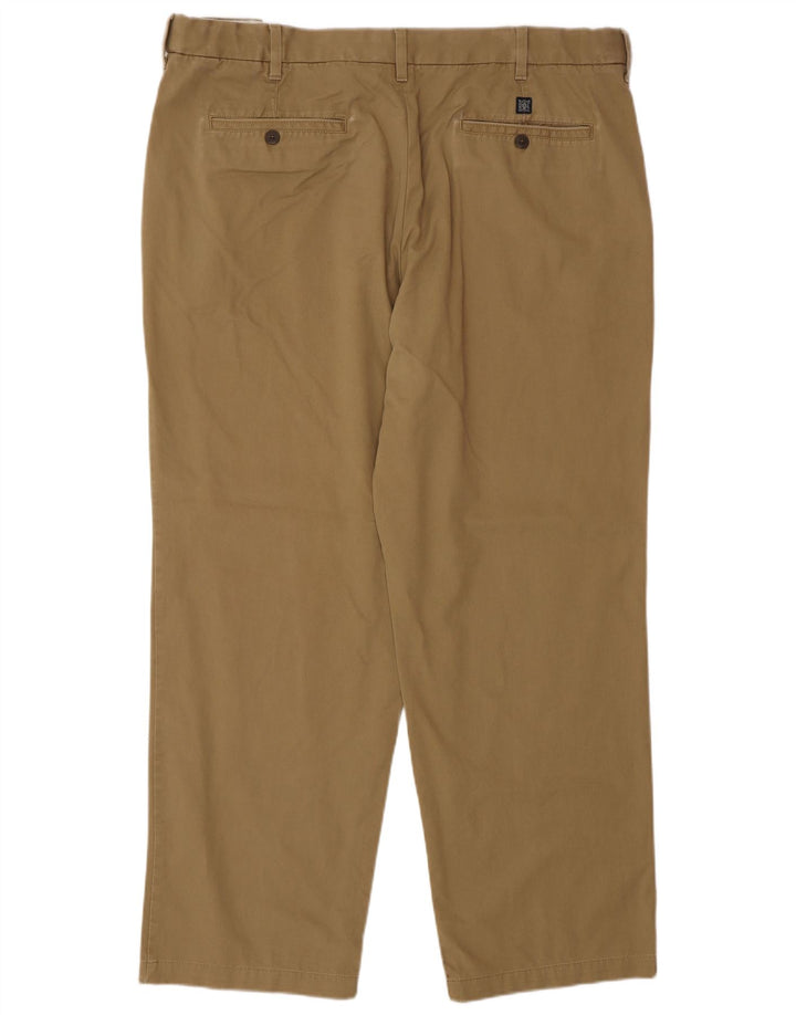 Marks & Spencer Herre Regular Chino Bukser W40 L31 Brun Bomuld