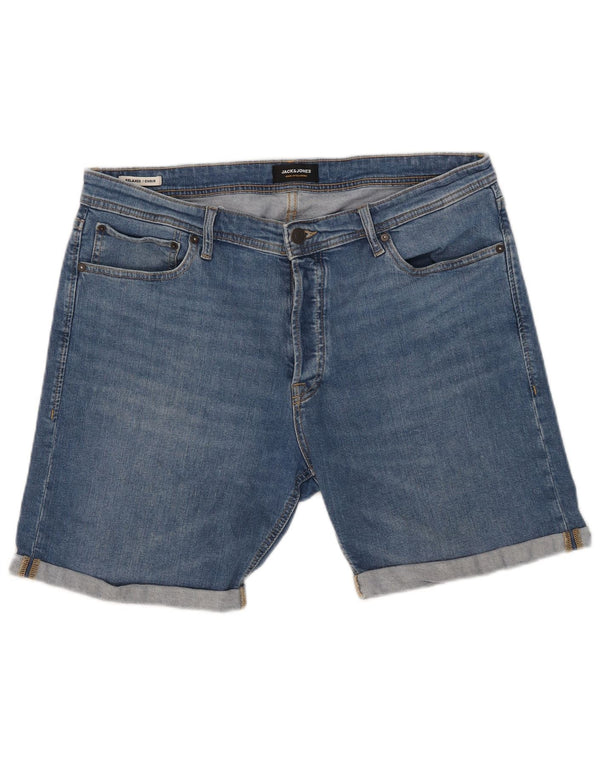 Jack & Jones Herre Chris Relaxed Fit Denim Shorts XL W38 Blå Bomuld