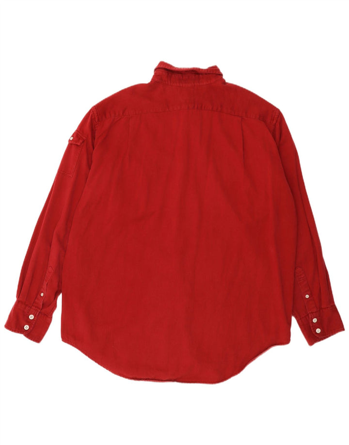 Dockers Herreskjorte XL Rød Bomuld