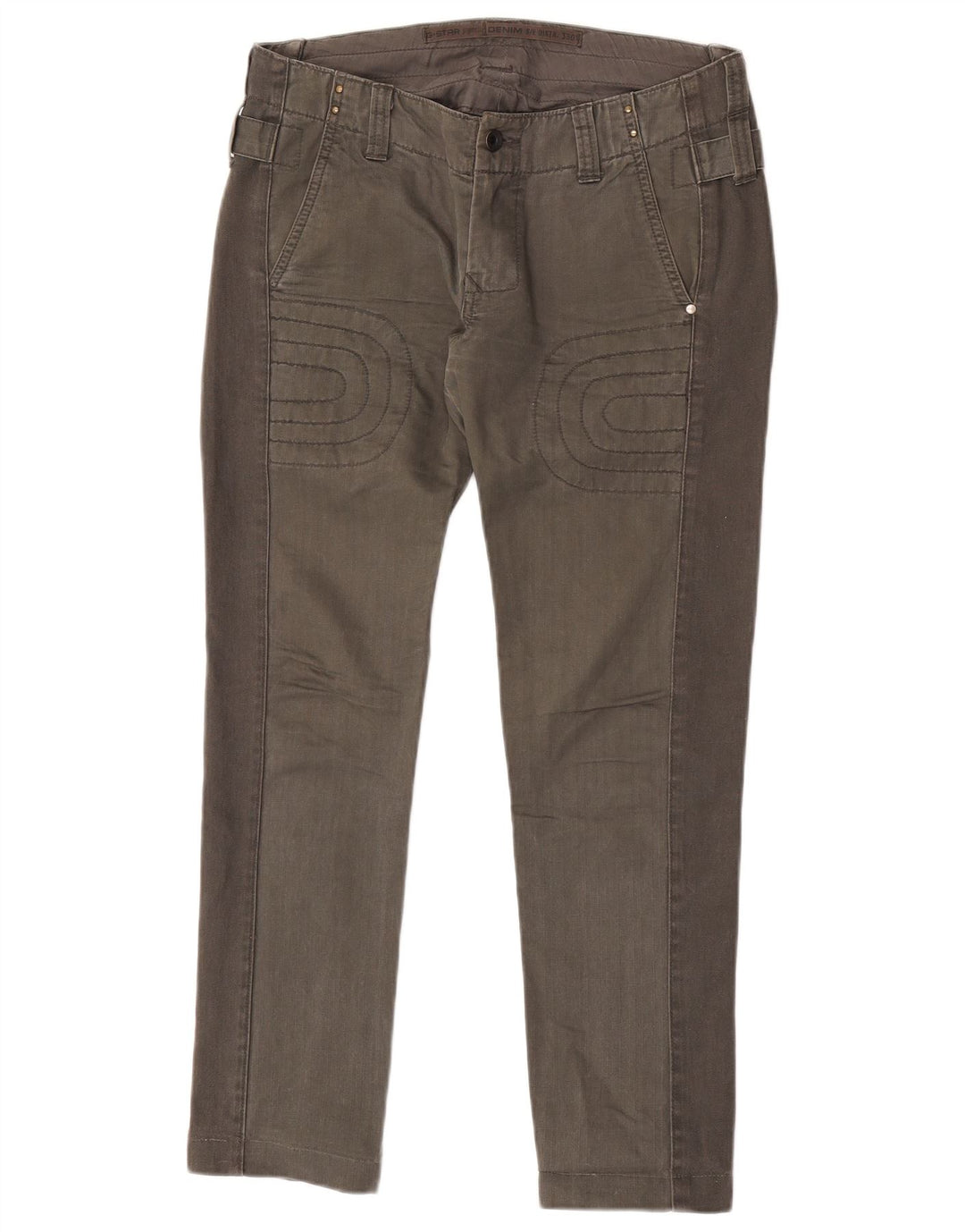 G-Star Lige Chinobukser til kvinder W30 L28 Khaki