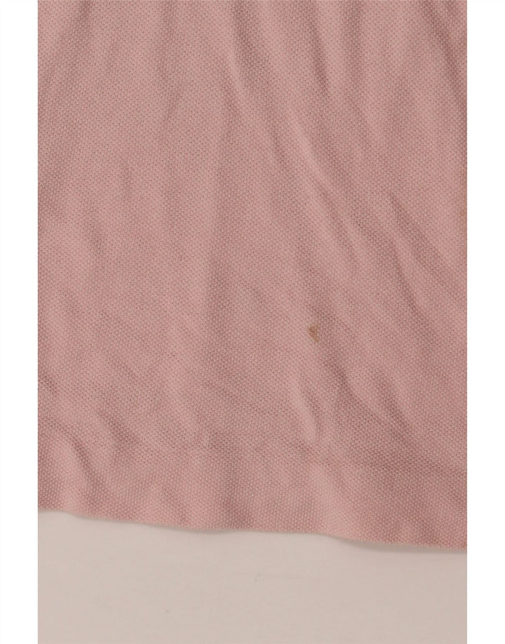 Lacoste herre poloshirt størrelse 4 Medium Pink bomuld
