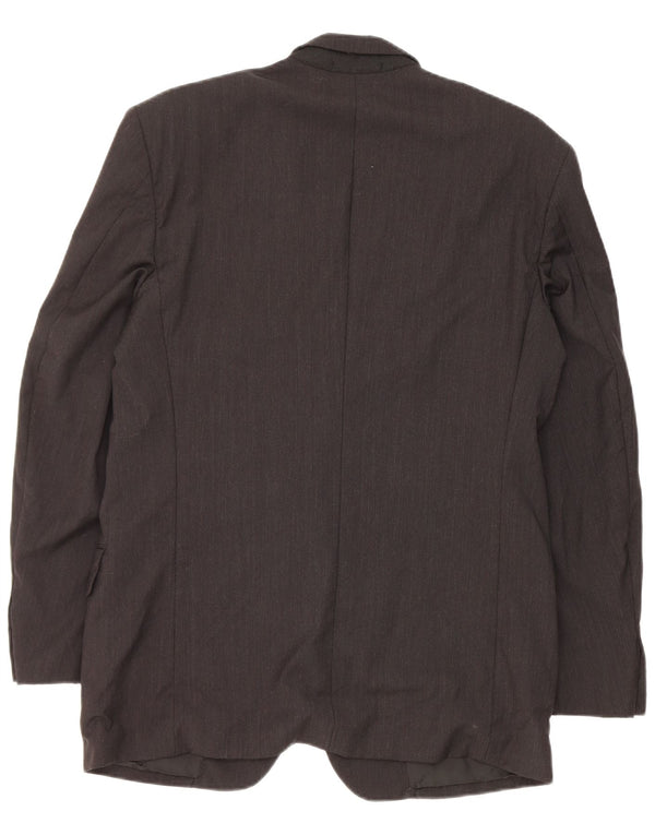 Trussardi Herre 2-knaps blazerjakke IT 48 Medium Sort Virgin Wool