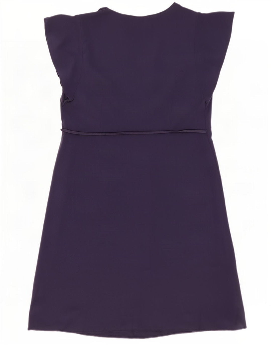 Marks & Spencer Dame A-Line Kjole UK 16 Large Navy Blue Polyester