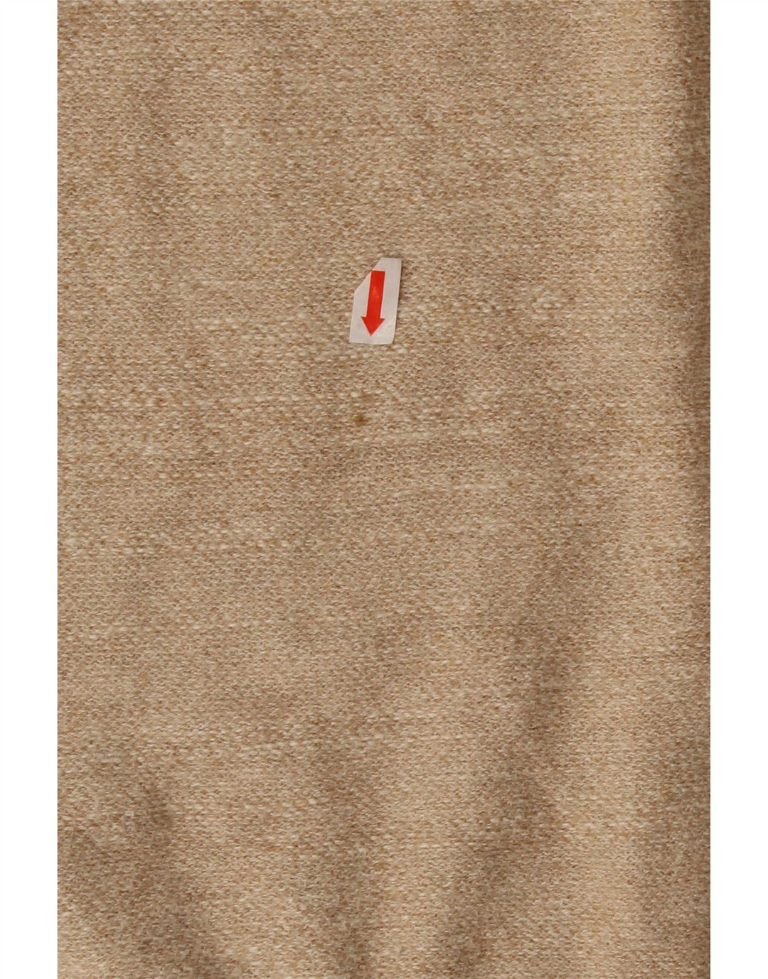 J. Crew Herre Zip Neck Jumper Sweater Lille Beige Bomuld