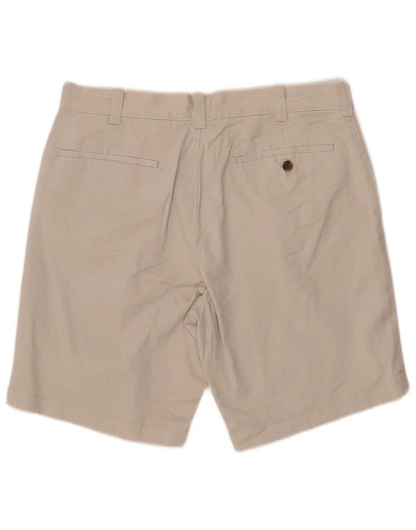 J. CREW Mens Mercantile Chino Shorts W33 Medium  Beige Cotton