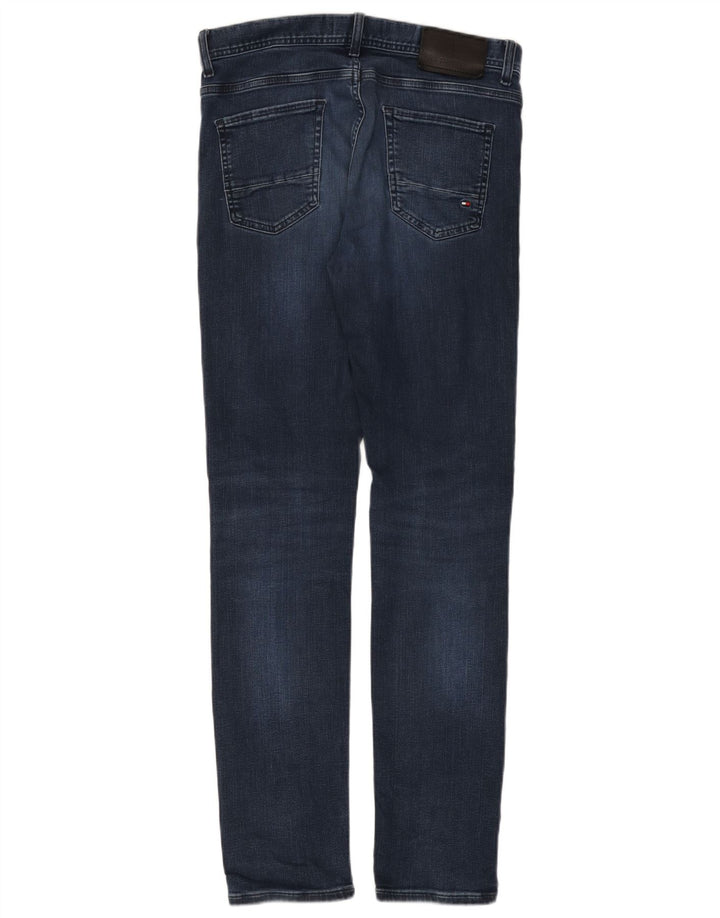 TOMMY HILFIGER Herre Bleecker Slim Jeans W30 L32 Blå Bomuld
