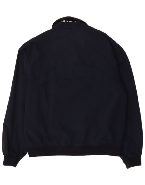 Helly Hansen Herre Bomber Jacket UK 40 Large Navy Blue Nylon