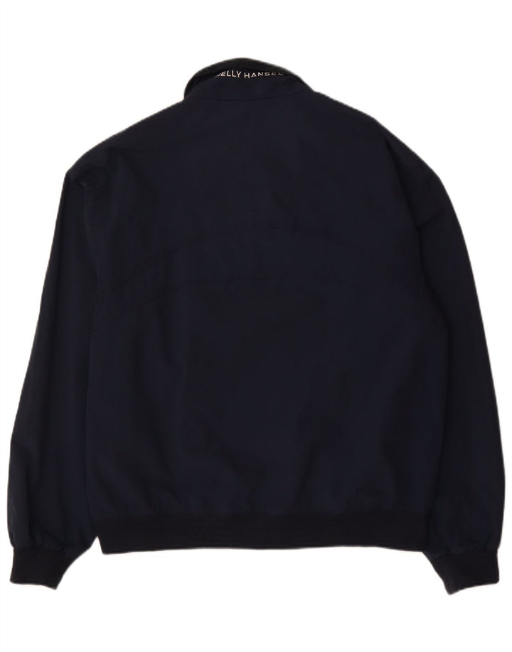 Helly Hansen Herre Bomber Jacket UK 40 Large Navy Blue Nylon