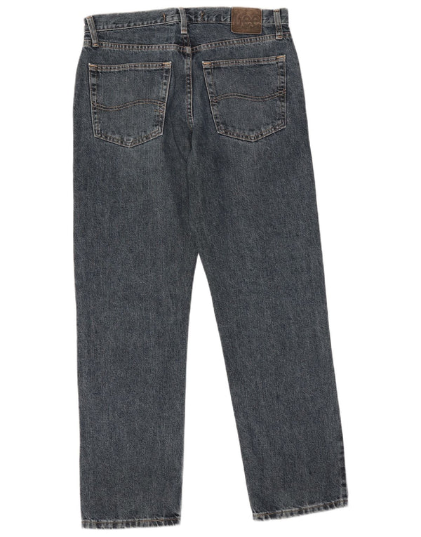 Lee Herre Regular Fit Straight Jeans W32 L30 Blå Bomuld