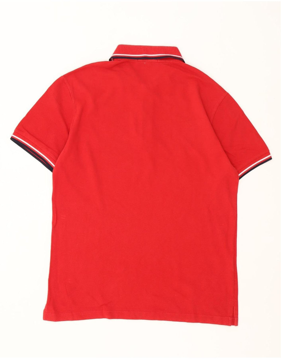 Fred Perry Herre poloshirt Medium rødstribet bomuld