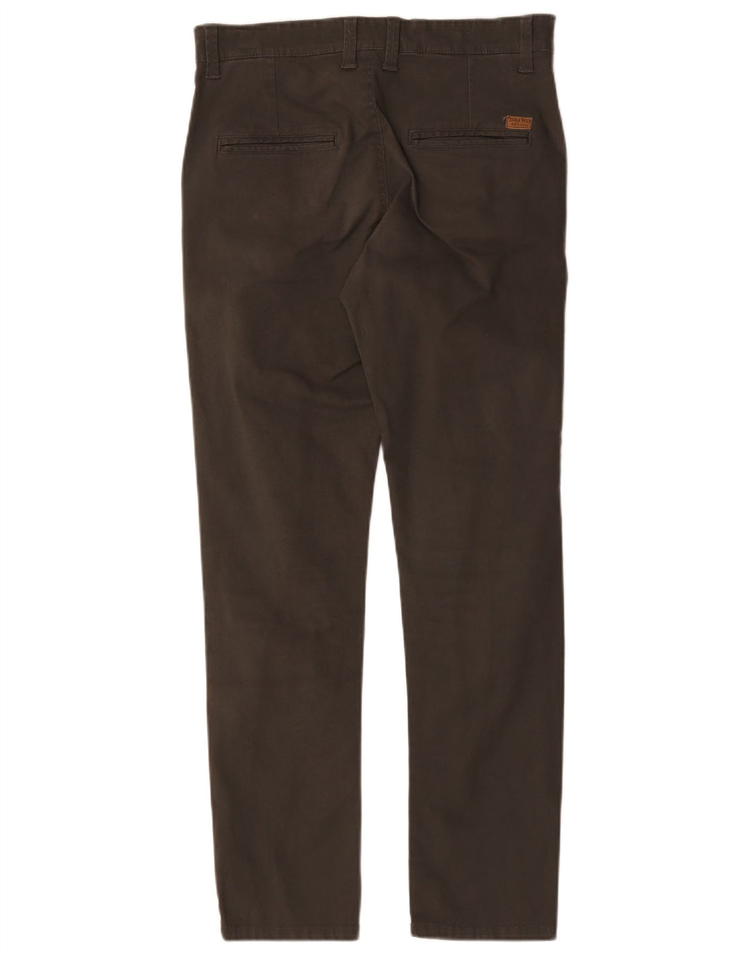 Zara Herre Slim Chino Bukser Large W32 L30 Khaki