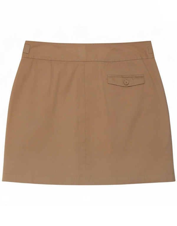 Lacoste Dame Mini-nederdel Størrelse 46 XL W34 Beige Bomuld