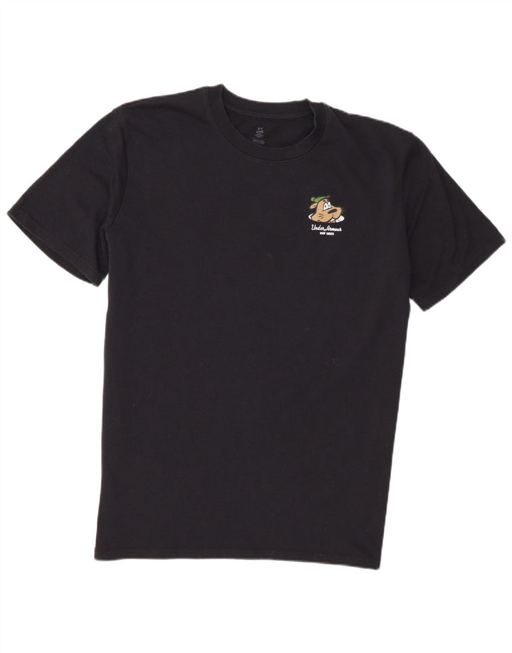 Adidas Herre Grafisk T-Shirt Top Stor Sort