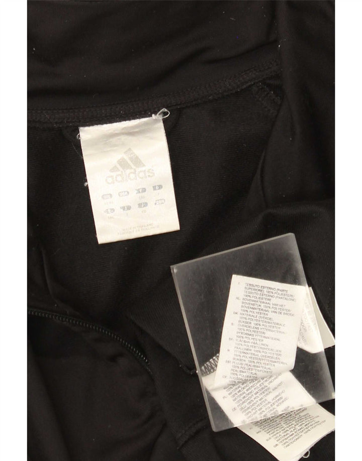Adidas Træningsdragt til mænd Top jakke UK 42/44 Large Black Colourblock Polyester
