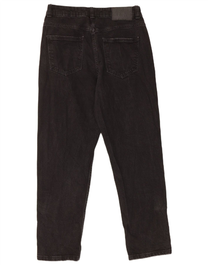 Zara Womens Tapered Jeans EU 40 Medium W30 L27 Sort Bomuld