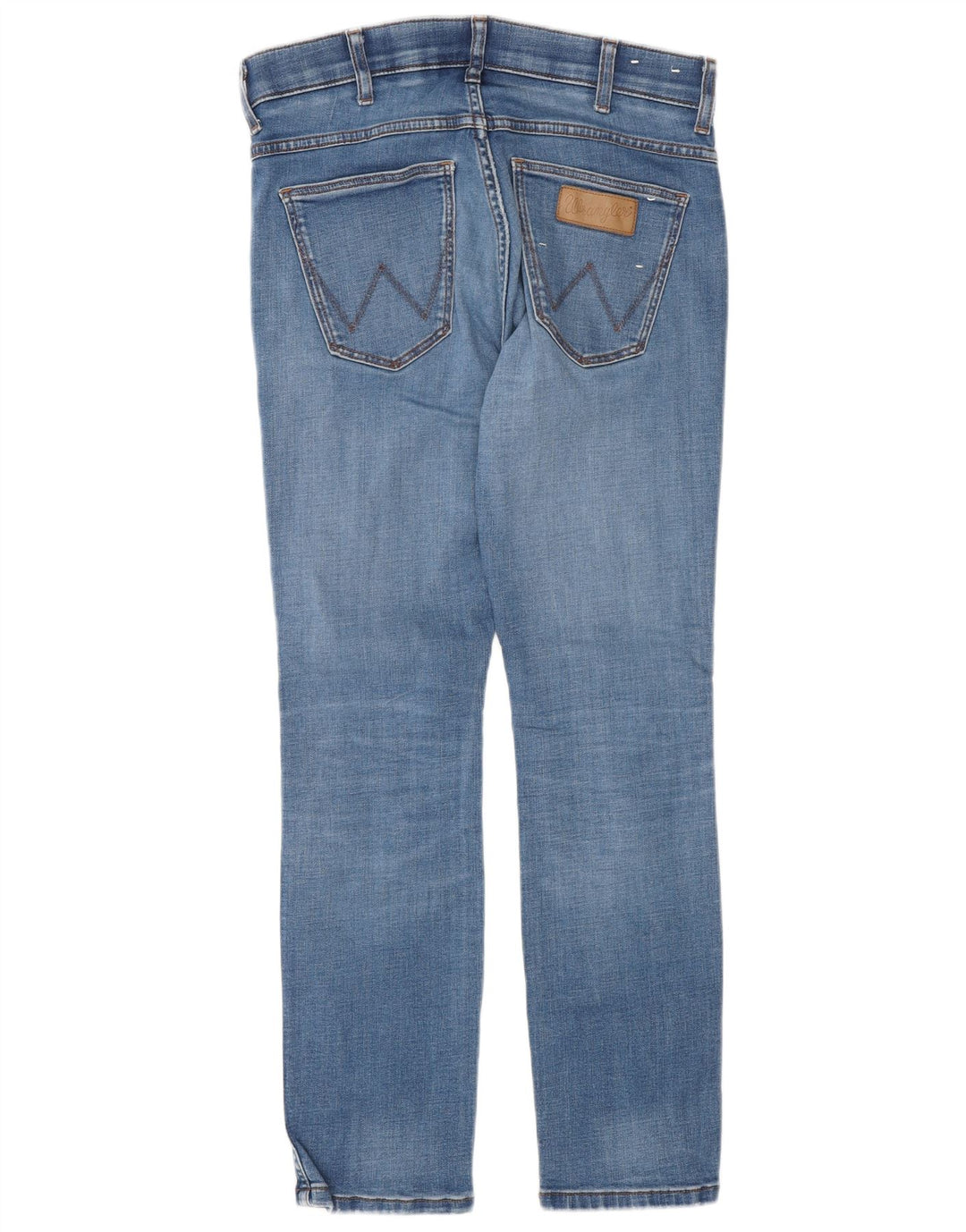 Wrangler Herre Larston Slim Jeans W30 L30 Blå Bomuld