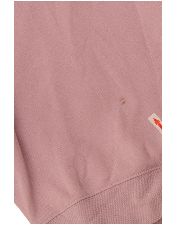 Nike Dame Sweatshirt Jumper UK 14 Medium Pink Bomuld