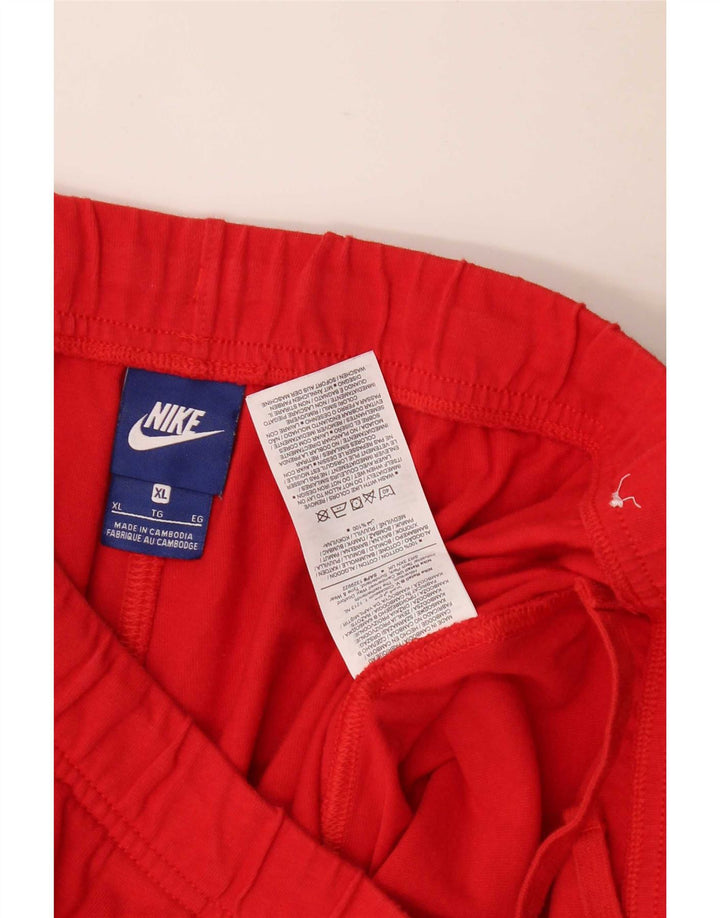 Nike herre sportsshorts XL rød bomuld