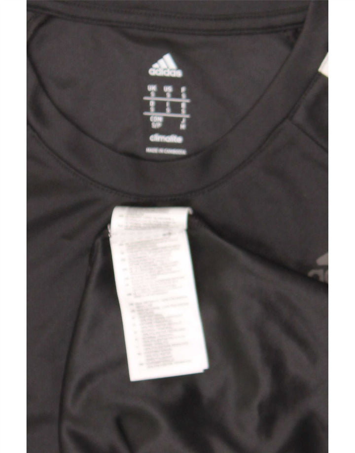 Adidas Herre T-Shirt Top Lille Sort Polyester Sports