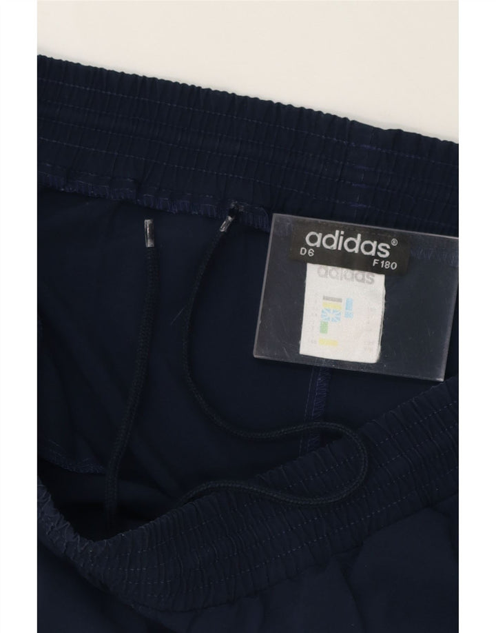 ADIDAS Mens Tracksuit Trousers Joggers Medium Navy Blue Polyester Vintage Adidas and Second-Hand Adidas from Messina Hembry 