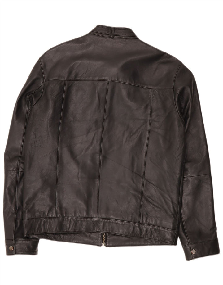Bata Herre Læderjakke UK 42 XL Sort