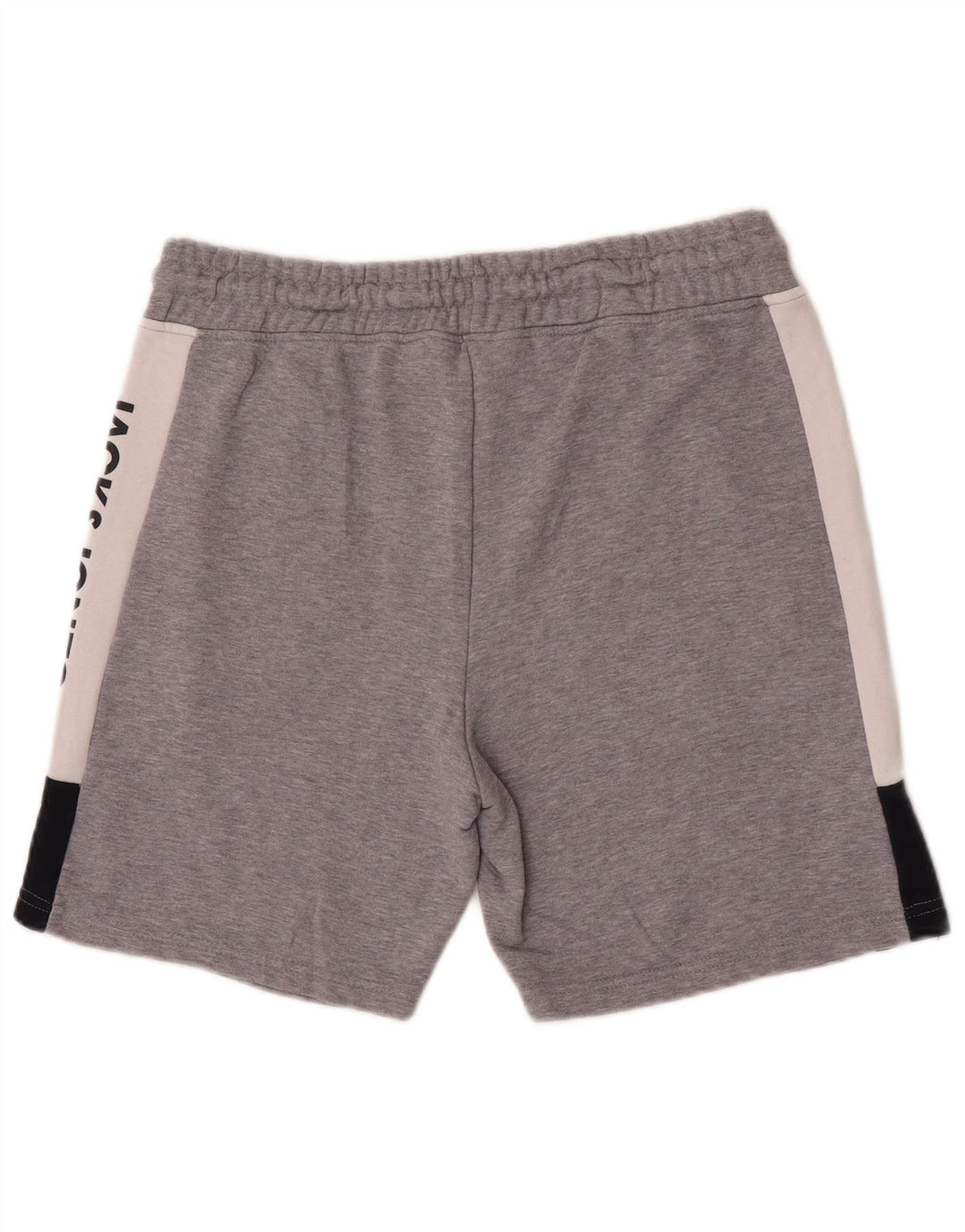 Jack & Jones Herre grafiske sportsshorts Mediumgrå Colourblock Bomuld