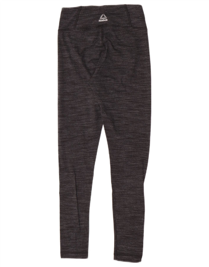 Reebok Womens Leggings UK 4/6 XS Grå Flecked
